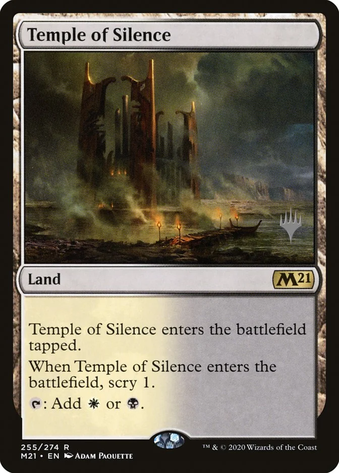Temple of Silence (Core Set 2021 Promos) - Magic: The Gathering in TCG Land