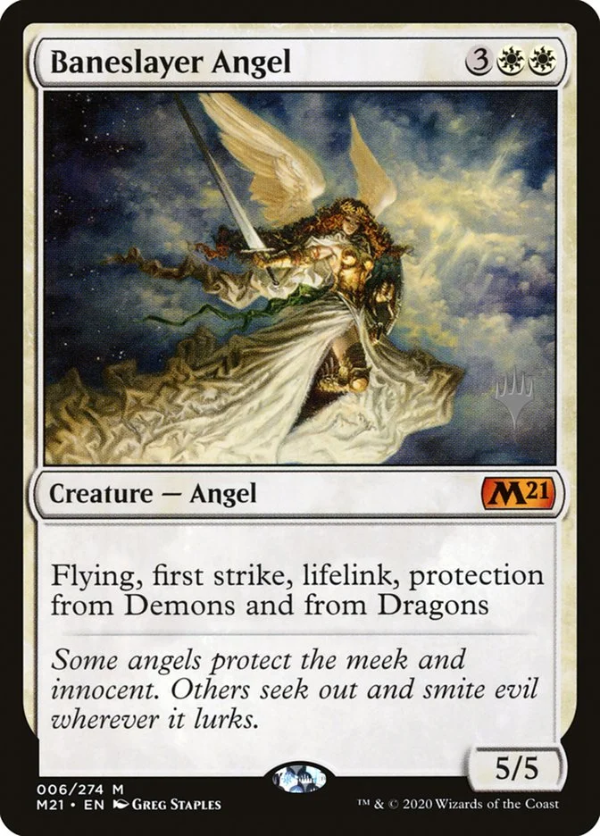 Baneslayer Angel (Core Set 2021 Promos) - Magic: The Gathering in TCG Land México