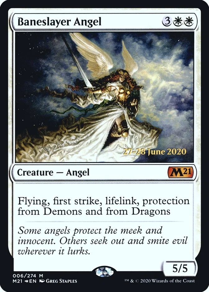 Baneslayer Angel (Core Set 2021 Promos) - Magic: The Gathering in TCG Land
