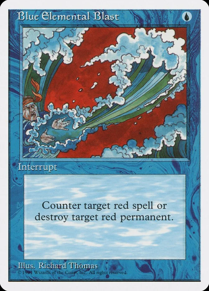 Blue Elemental Blast (Media and Collaboration Promos) - Magic: The Gathering in TCG Land