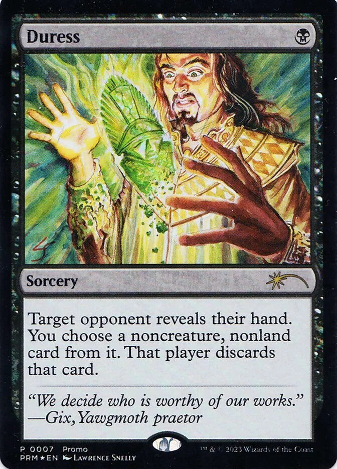 Duress (Media and Collaboration Promos) - Magic: The Gathering in TCG Land