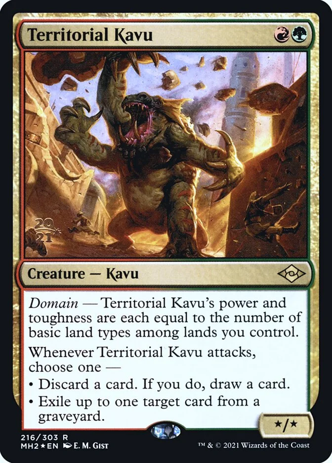 Territorial Kavu (Modern Horizons 2 Promos) - Magic: The Gathering in TCG Land