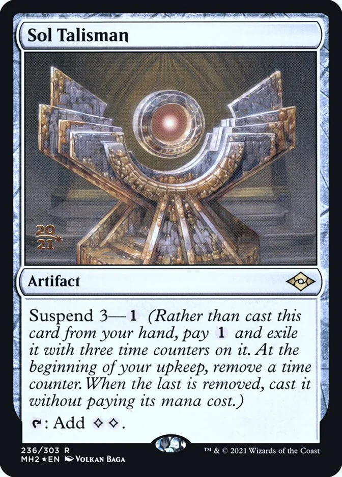 Sol Talisman (Modern Horizons 2 Promos) - Magic: The Gathering in TCG Land