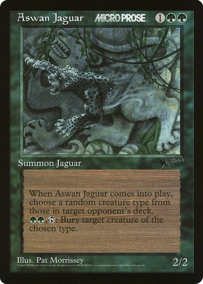 Aswan Jaguar (MicroProse Promos) - Magic: The Gathering in TCG Land