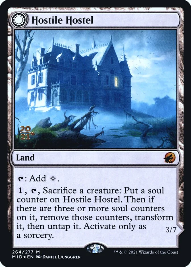 Hostile Hostel (Innistrad: Midnight Hunt Promos) - Magic: The Gathering in TCG Land