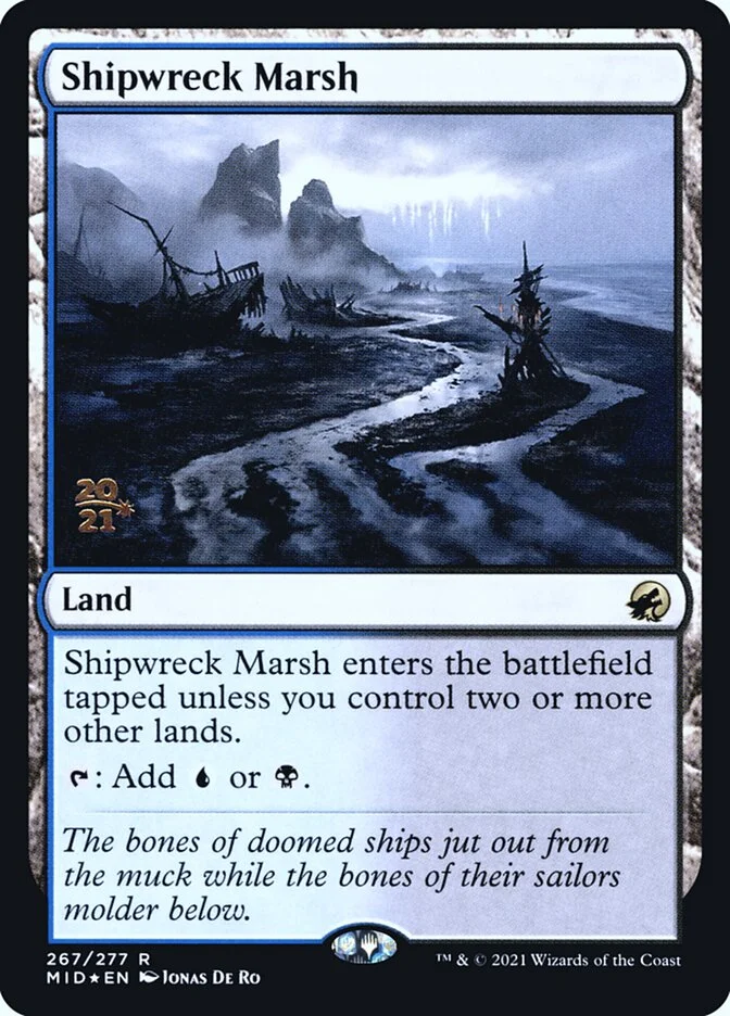 Shipwreck Marsh (Innistrad: Midnight Hunt Promos) - Magic: The Gathering in TCG Land