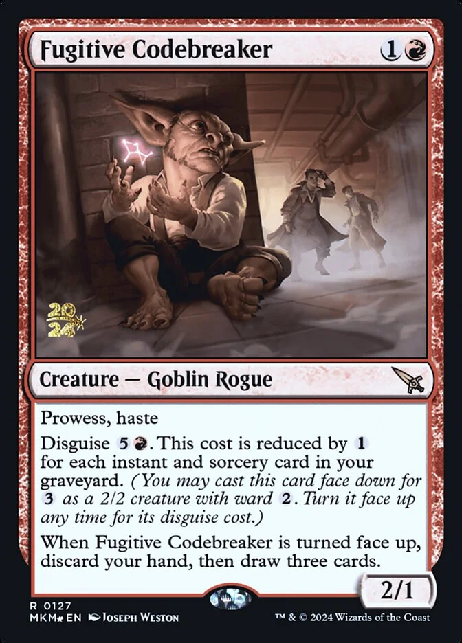 Fugitive Codebreaker (Murders at Karlov Manor Promos) - Magic: The Gathering in TCG Land