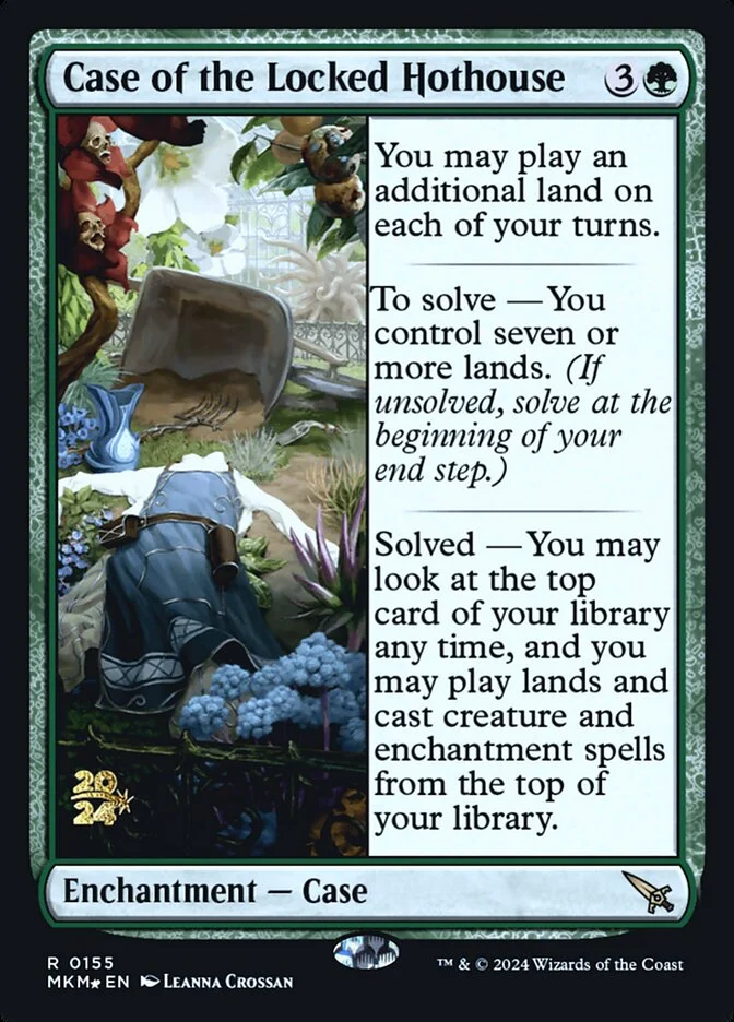 Case of the Locked Hothouse (Murders at Karlov Manor Promos) - Magic: The Gathering in TCG Land