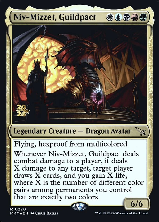 Niv-Mizzet, Guildpact (Murders at Karlov Manor Promos) - Magic: The Gathering in TCG Land