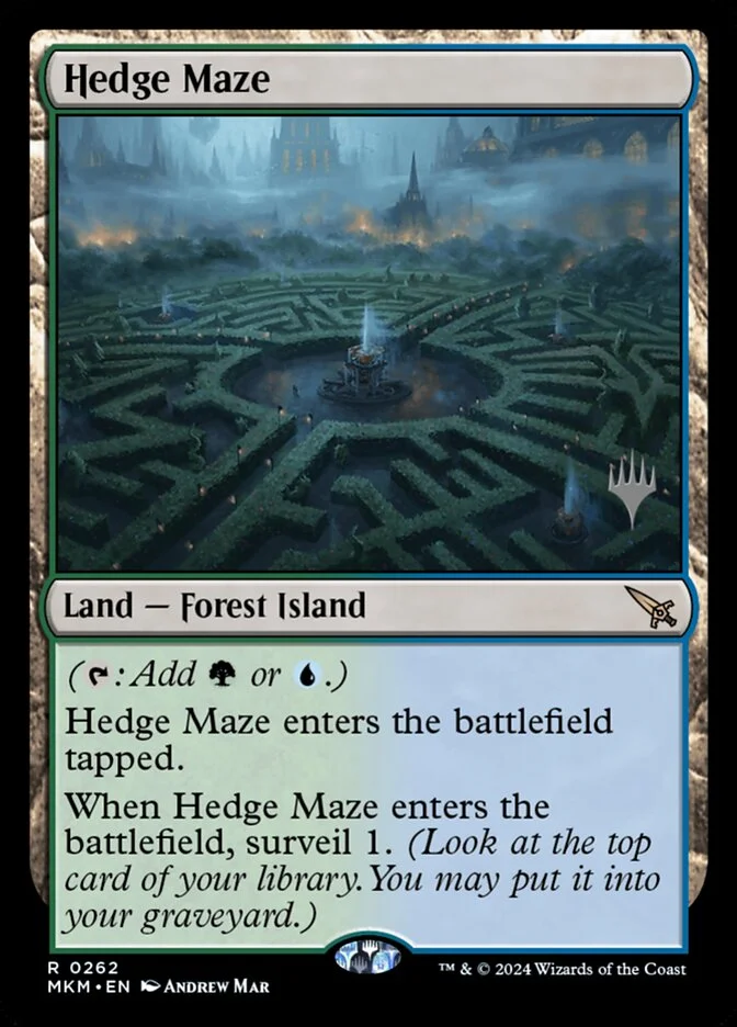 Hedge Maze (Murders at Karlov Manor Promos) - Magic: The Gathering in TCG Land