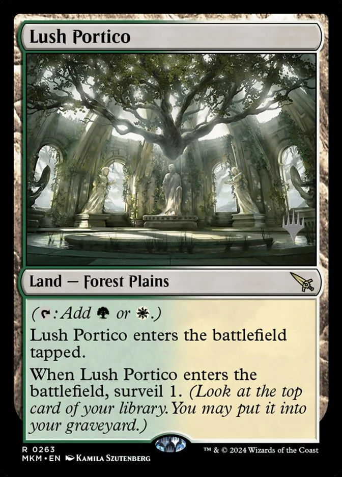 Lush Portico (Murders at Karlov Manor Promos) - Magic: The Gathering in TCG Land
