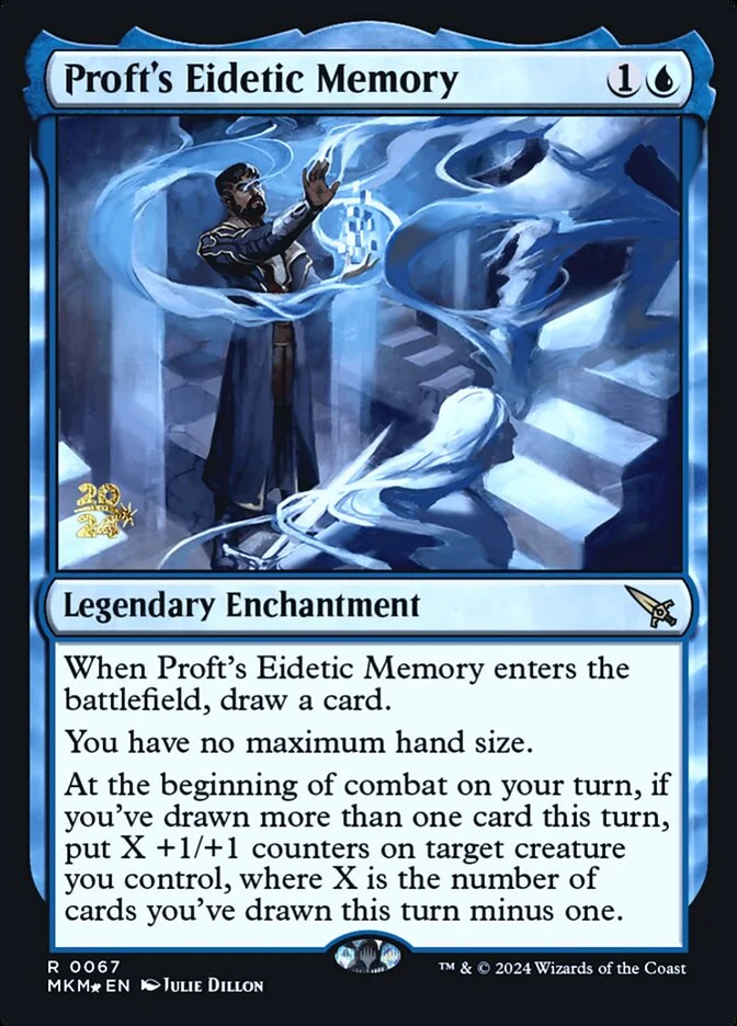 Proft's Eidetic Memory (Murders at Karlov Manor Promos) - Magic: The Gathering in TCG Land México