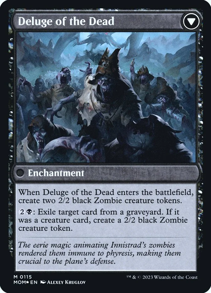 Deluge of the Dead (March of the Machine Promos) - Magic: The Gathering in TCG Land