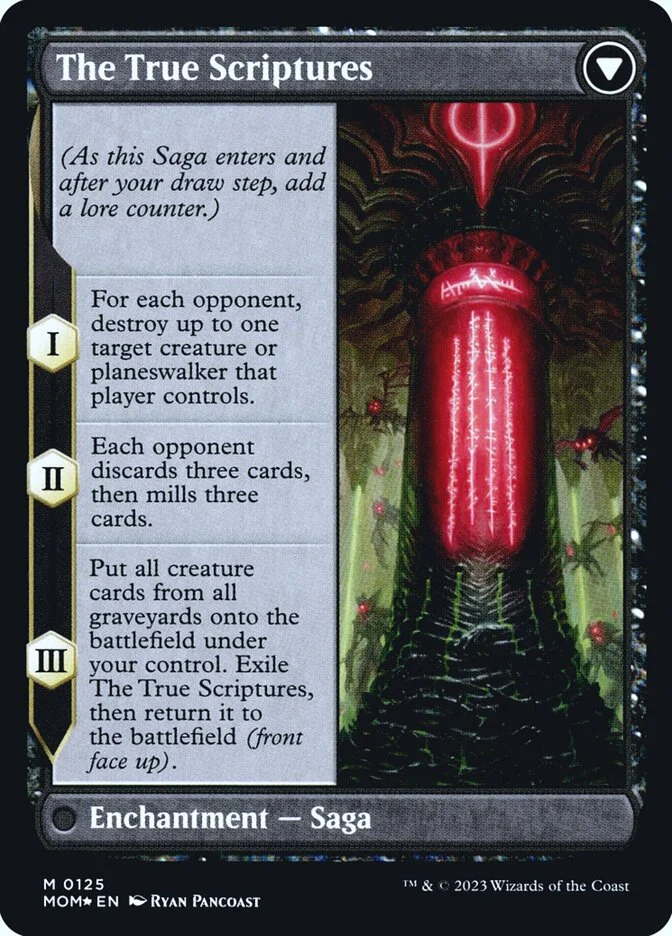 The True Scriptures (March of the Machine Promos) - Magic: The Gathering in TCG Land