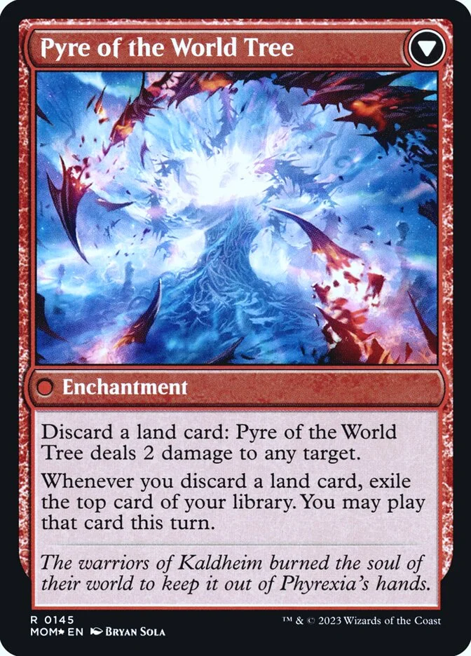 Pyre of the World Tree (March of the Machine Promos) - Magic: The Gathering in TCG Land