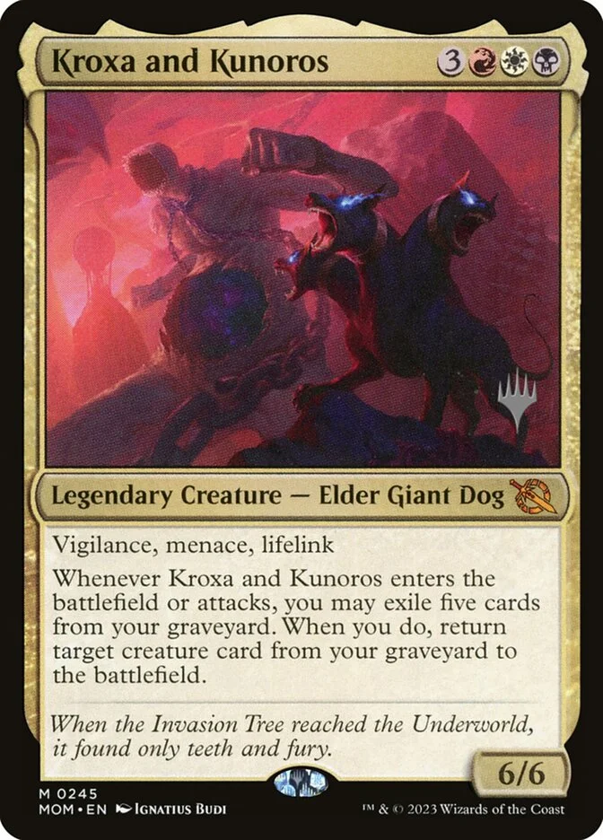 Kroxa and Kunoros (March of the Machine Promos) - Magic: The Gathering in TCG Land