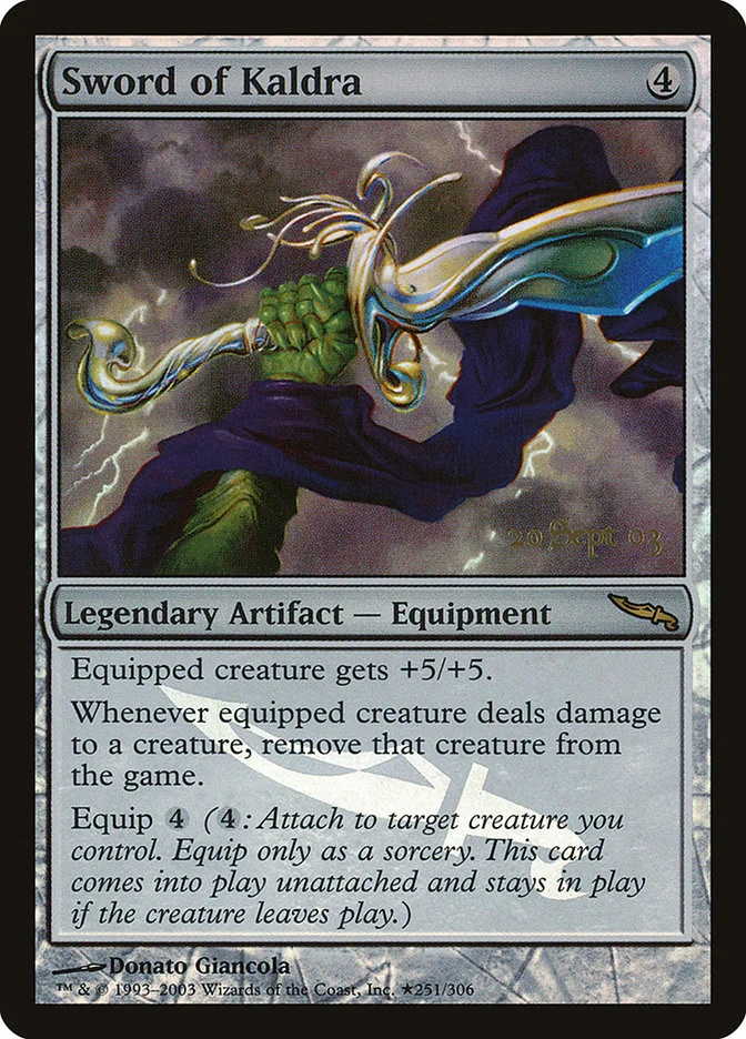 Sword of Kaldra (Mirrodin Promos) - Magic: The Gathering in TCG Land