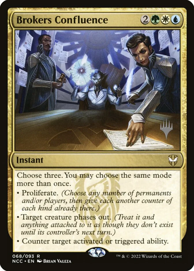 Brokers Confluence (New Capenna Commander Promos) - Magic: The Gathering in TCG Land
