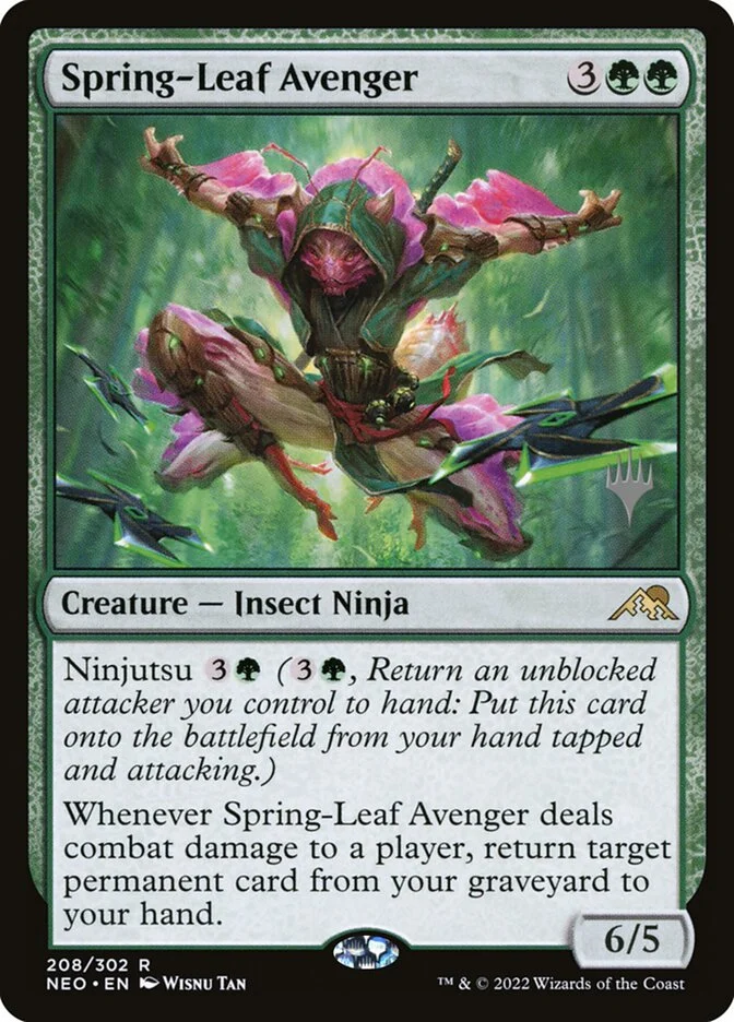 Spring-Leaf Avenger (Kamigawa: Neon Dynasty Promos) - Magic: The Gathering in TCG Land