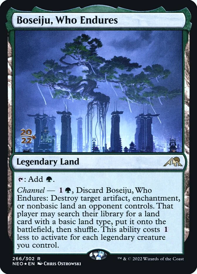 Boseiju, Who Endures (Kamigawa: Neon Dynasty Promos) - Magic: The Gathering in TCG Land