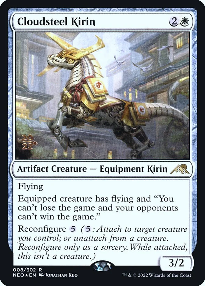 Cloudsteel Kirin (Kamigawa: Neon Dynasty Promos) - Magic: The Gathering in TCG Land
