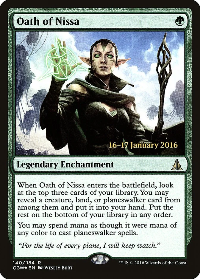 Oath of Nissa (Oath of the Gatewatch Promos) - Magic: The Gathering in TCG Land