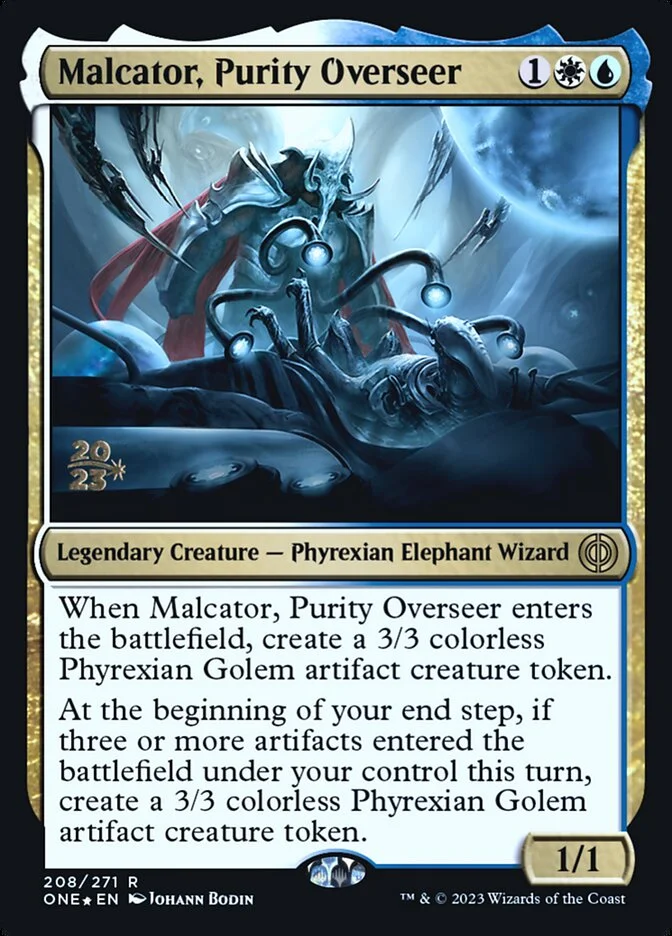Malcator, Purity Overseer (Phyrexia: All Will Be One Promos) - Magic: The Gathering in TCG Land