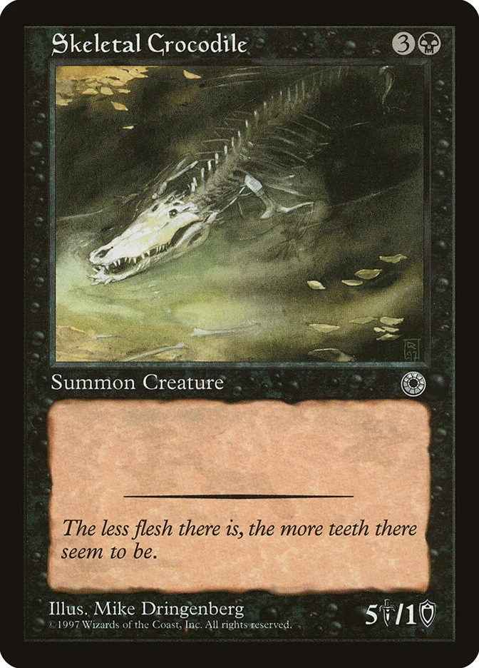 Skeletal Crocodile (Portal) - Magic: The Gathering in TCG Land