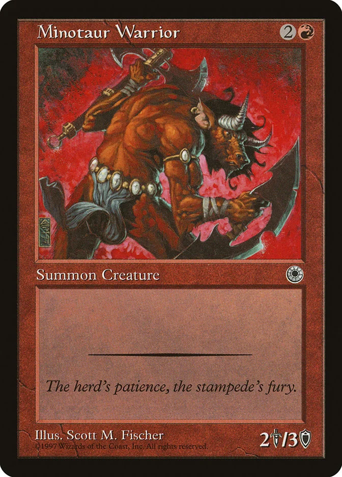 Minotaur Warrior (Portal) - Magic: The Gathering in TCG Land