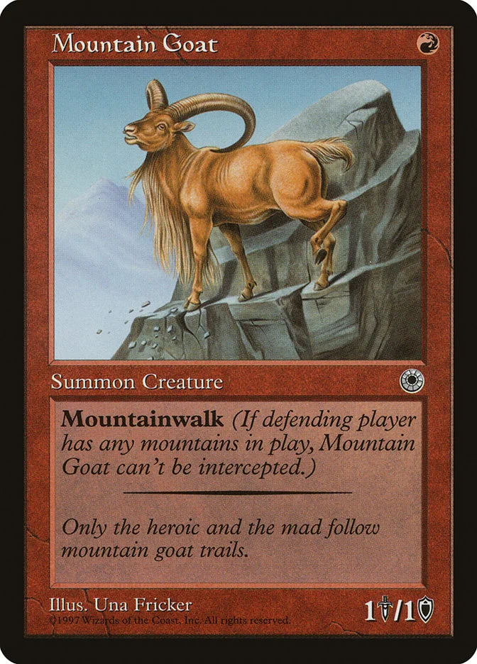 Mountain Goat (Portal) - Magic: The Gathering in TCG Land