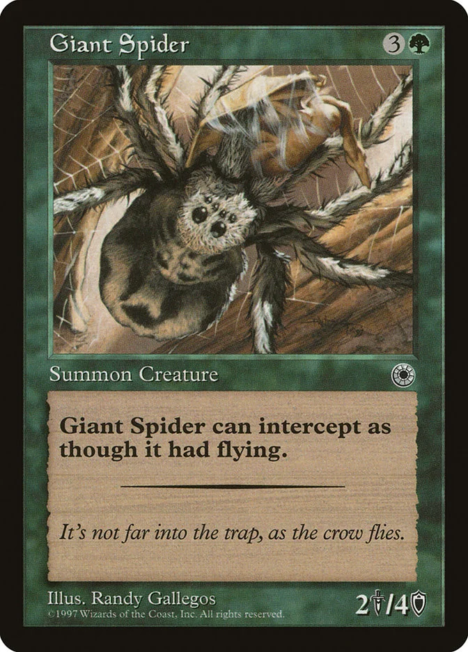 Giant Spider (Portal) - Magic: The Gathering in TCG Land