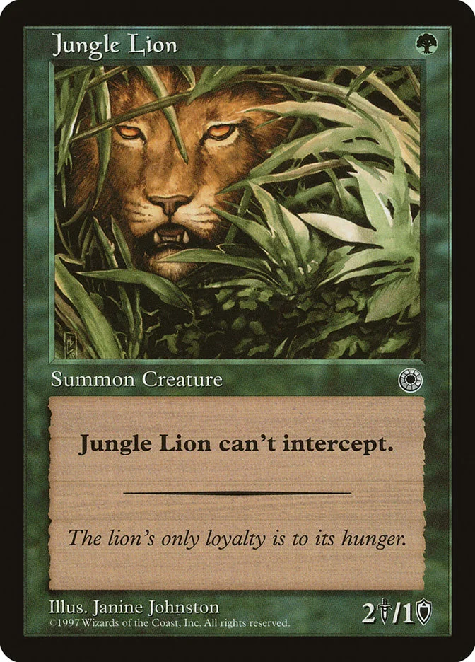Jungle Lion (Portal) - Magic: The Gathering in TCG Land México