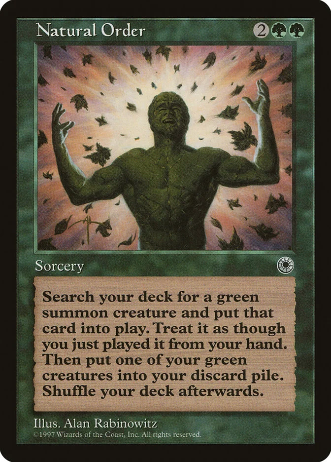 Natural Order (Portal) - Magic: The Gathering in TCG Land