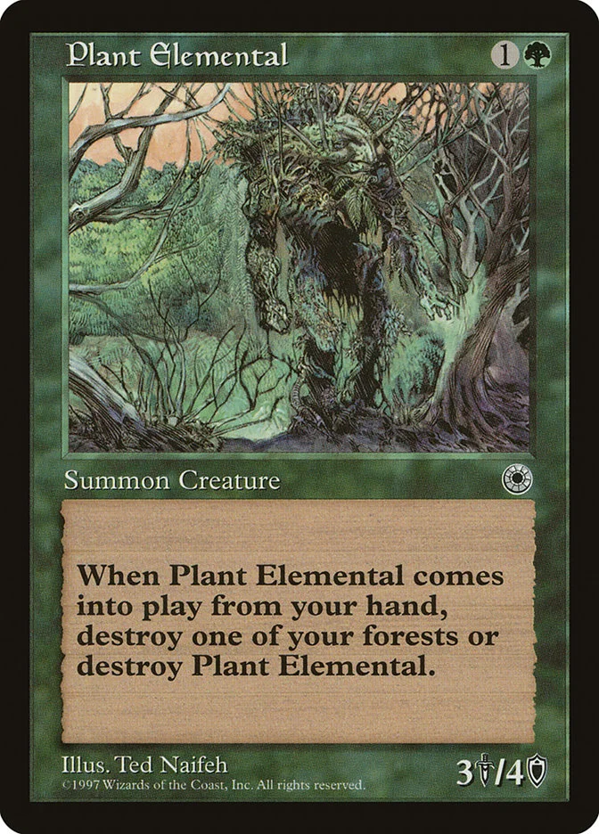 Plant Elemental (Portal) - Magic: The Gathering in TCG Land