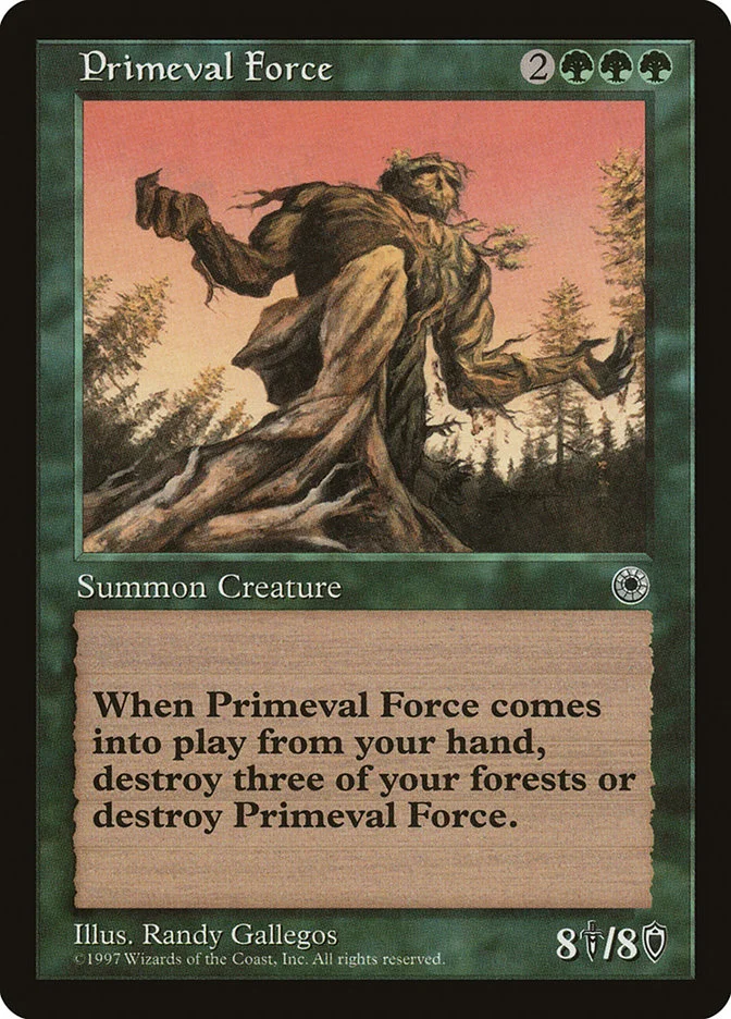 Primeval Force (Portal) - Magic: The Gathering in TCG Land