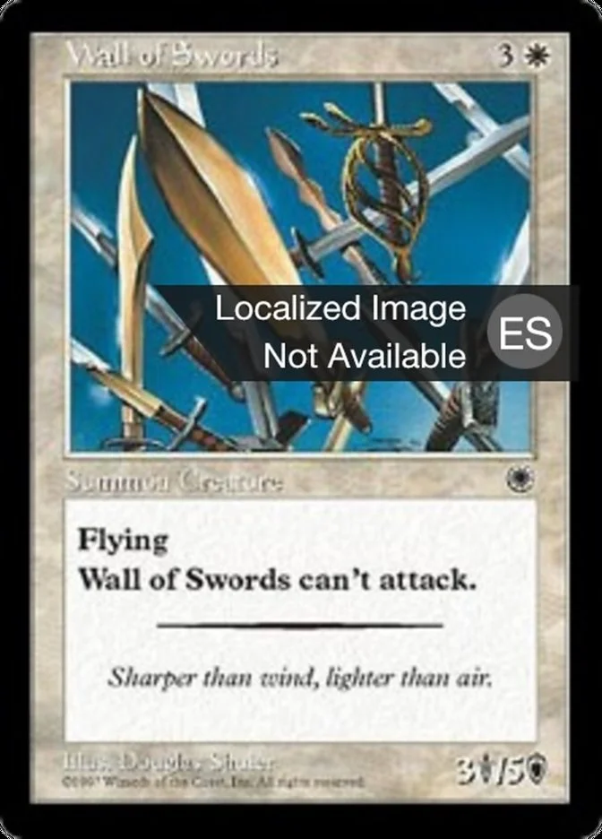 Muro de espadas (Portal) - Magic: The Gathering in TCG Land