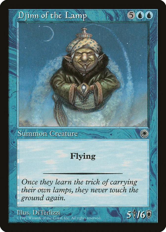 Djinn of the Lamp (Portal) - Magic: The Gathering in TCG Land