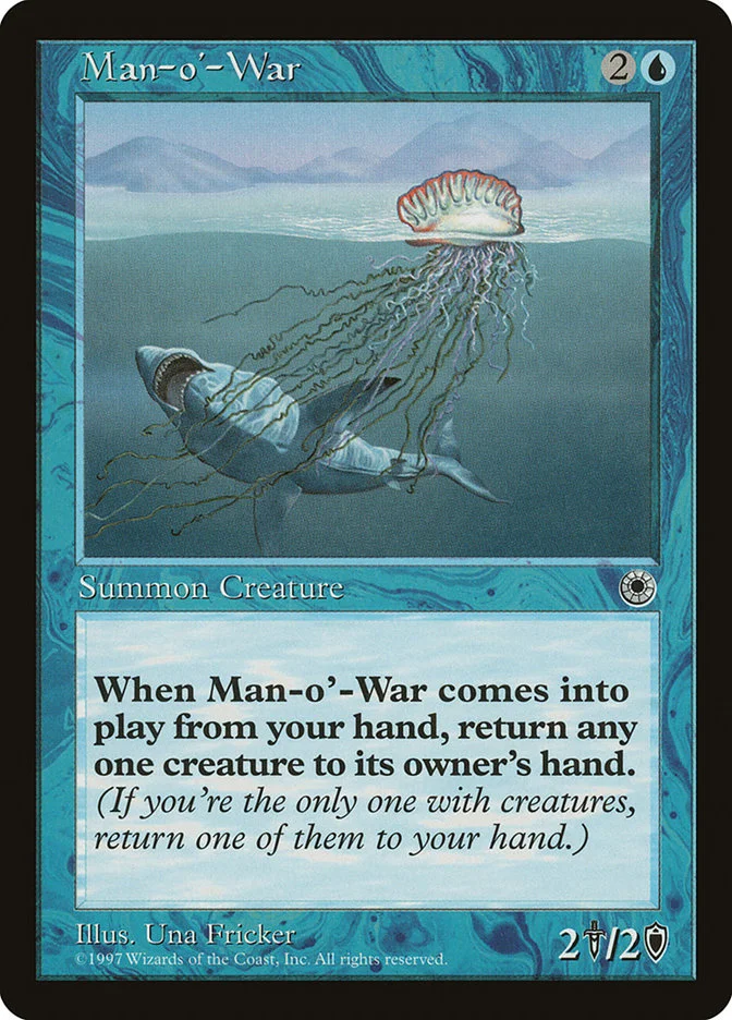 Man-o'-War (Portal) - Magic: The Gathering in TCG Land