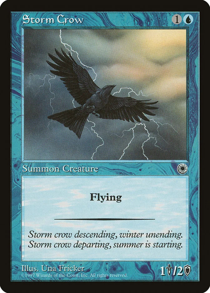 Storm Crow (Portal) - Magic: The Gathering in TCG Land