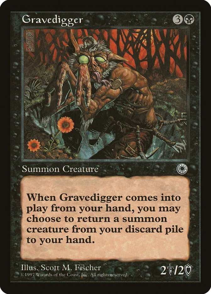 Gravedigger (Portal) - Magic: The Gathering in TCG Land