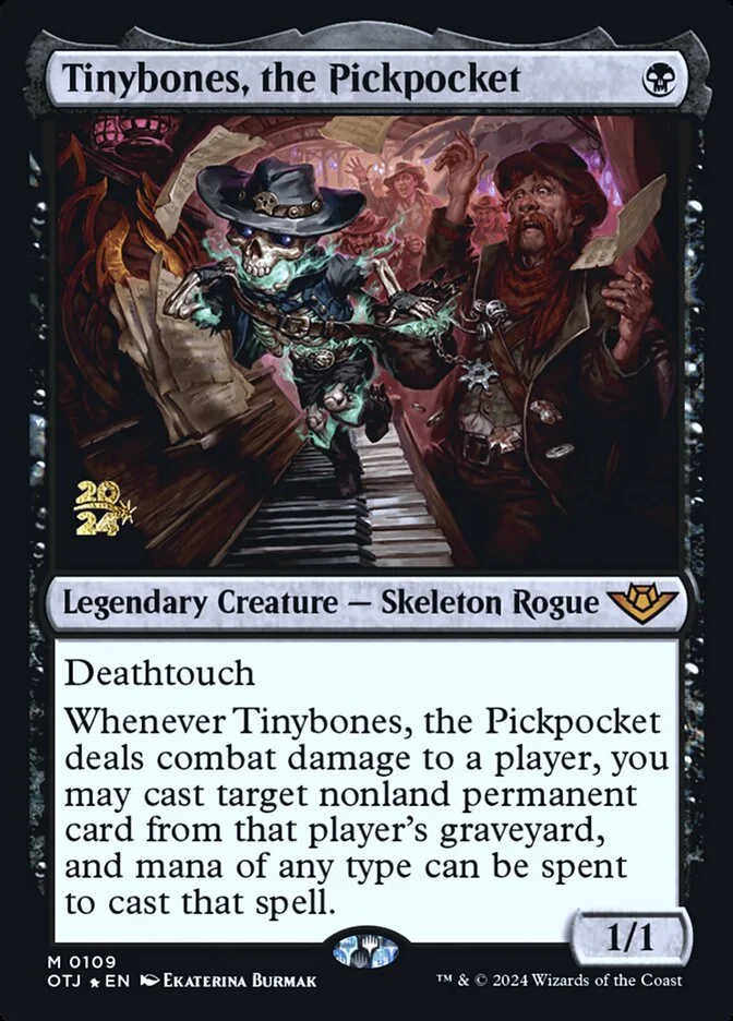 Tinybones, the Pickpocket (Outlaws of Thunder Junction Promos) - Magic: The Gathering in TCG Land