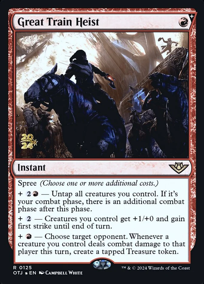 Great Train Heist (Outlaws of Thunder Junction Promos) - Magic: The Gathering in TCG Land