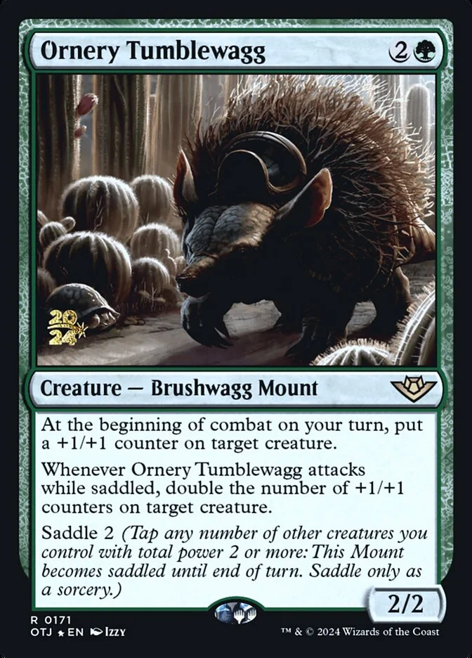 Ornery Tumblewagg (Outlaws of Thunder Junction Promos) - Magic: The Gathering in TCG Land