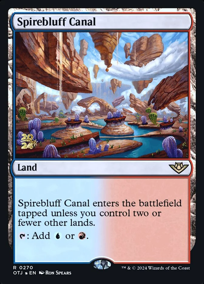 Spirebluff Canal MTG (Secret Lair Drop)