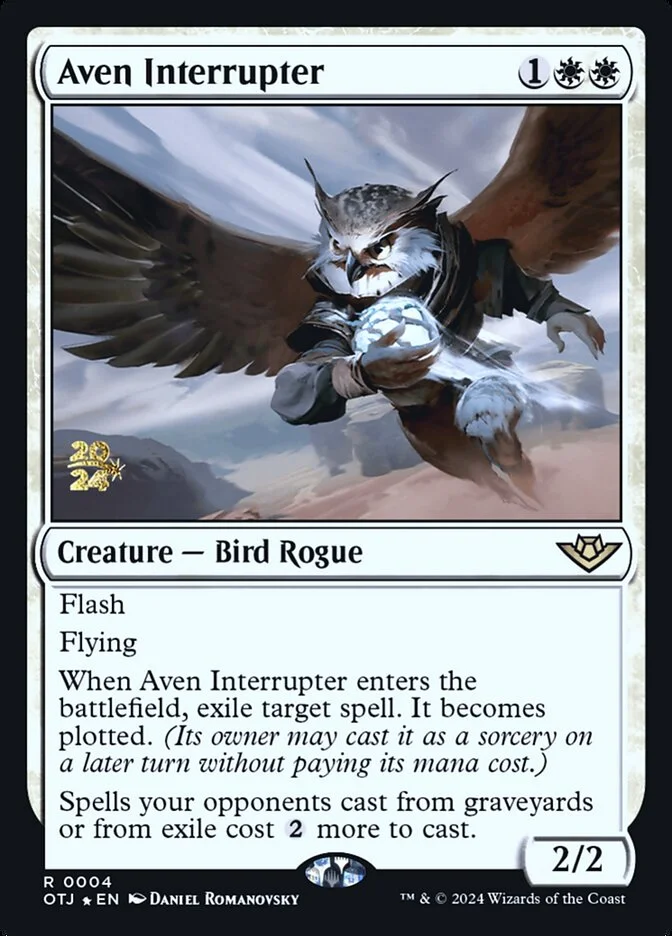 Aven Interrupter (Outlaws of Thunder Junction Promos) - Magic: The Gathering in TCG Land
