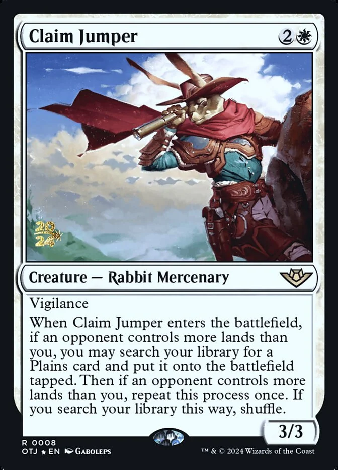 Claim Jumper (Outlaws of Thunder Junction Promos) - Magic: The Gathering in TCG Land