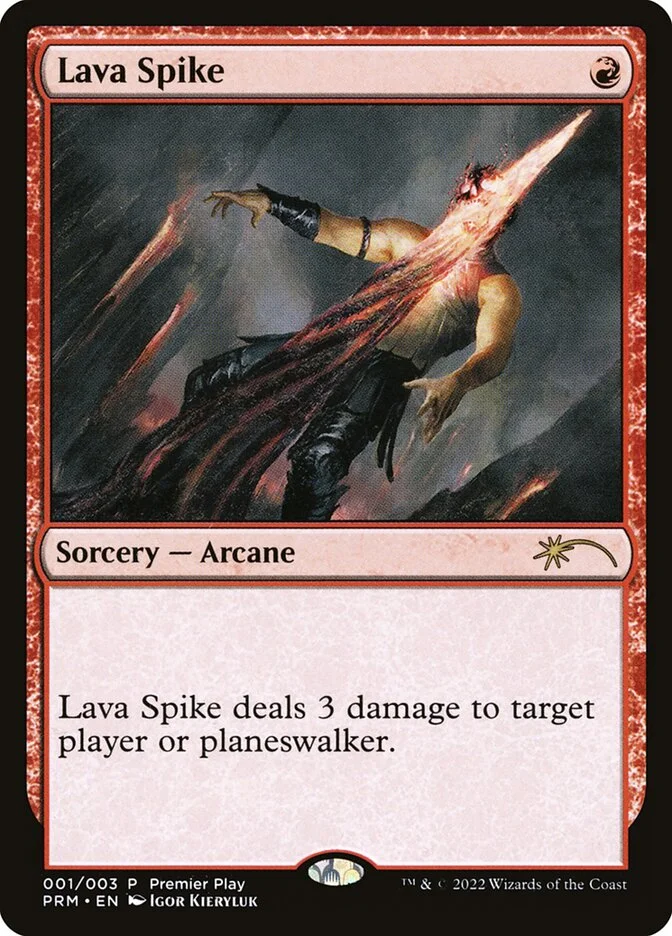 Lava Spike (Pro Tour Promos) - Magic: The Gathering in TCG Land