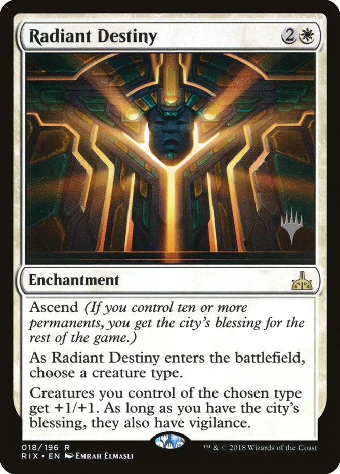Radiant Destiny (Rivals of Ixalan Promos) - Magic: The Gathering in TCG Land