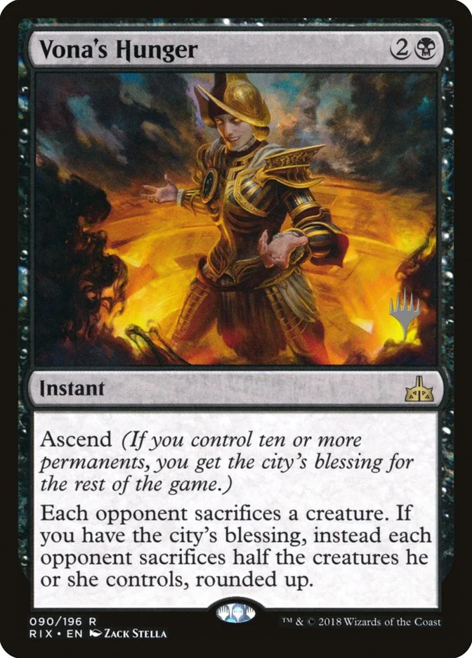 Vona's Hunger (Rivals of Ixalan Promos) - Magic: The Gathering in TCG Land México