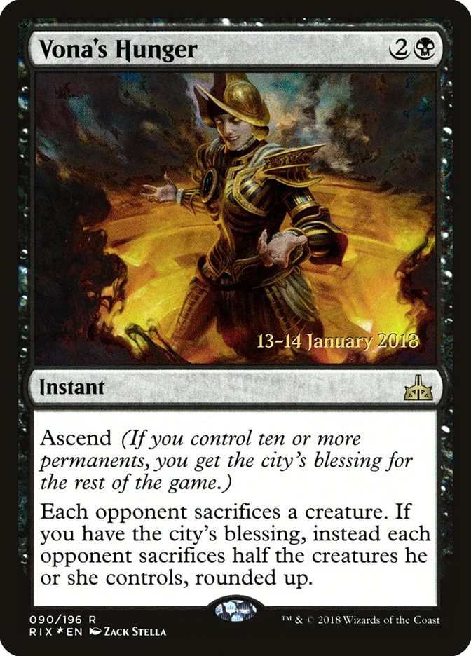 Vona's Hunger (Rivals of Ixalan Promos) - Magic: The Gathering in TCG Land
